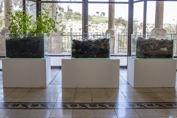 Art Transcending the Gallery at Re-Rooting Exhibition in Jordan