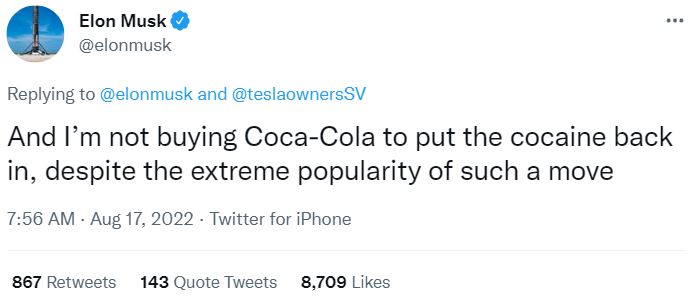 Elon Musk jokes