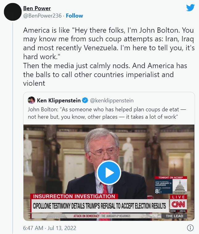 John Bolton coup