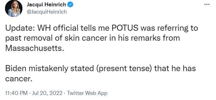 Joe Biden cancer