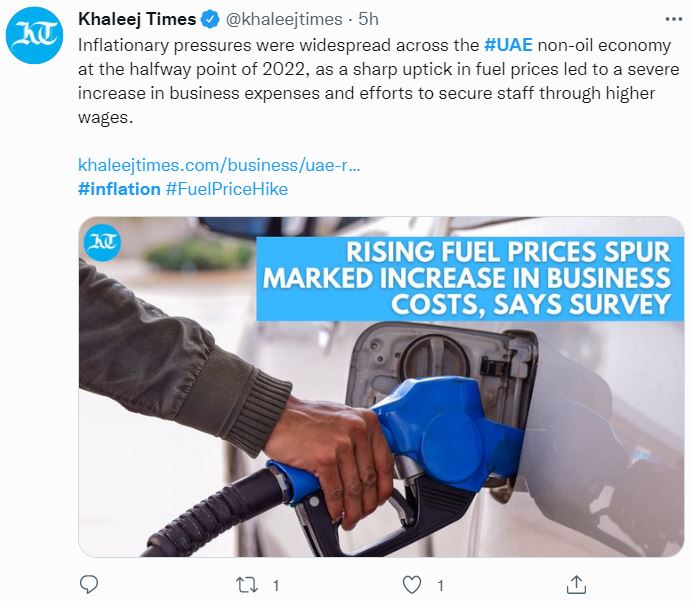 UAE Saudi inflation