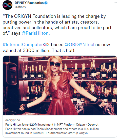 Paris Hilton Origyn
