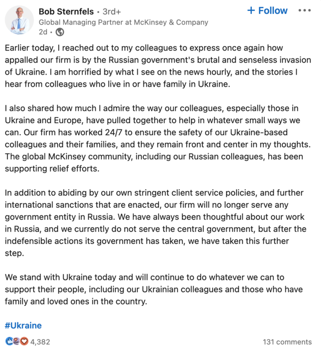 Companies Bob Sternfels