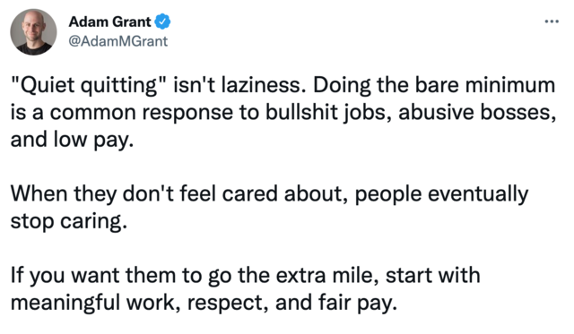 quiet quitting