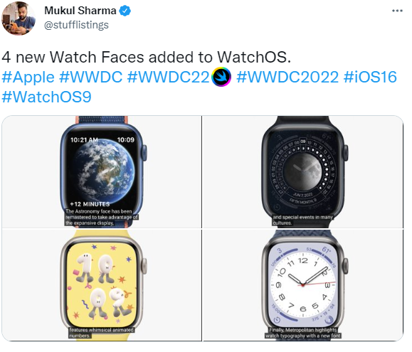 apple watchOS 9