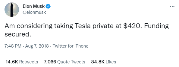 Tesla Elon Musk 2018