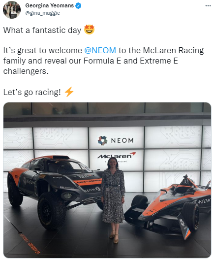 neom mclaren racing