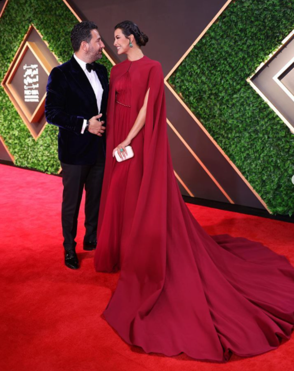 "Wissam Breidi and wife"