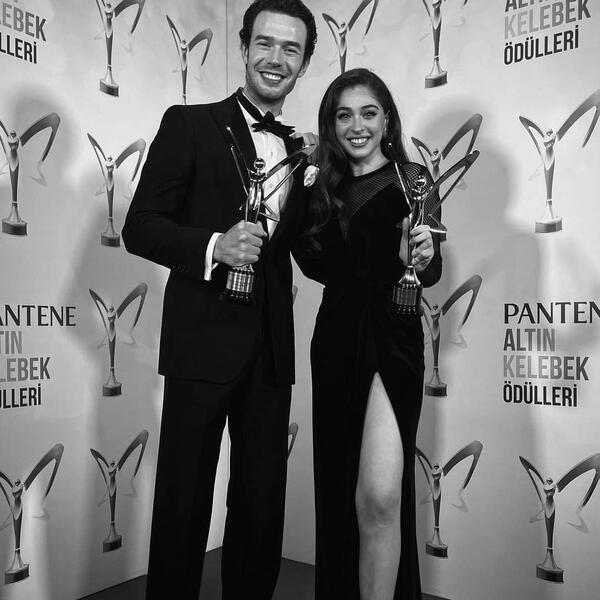 "Hande Ercil and Kerem Bursin."