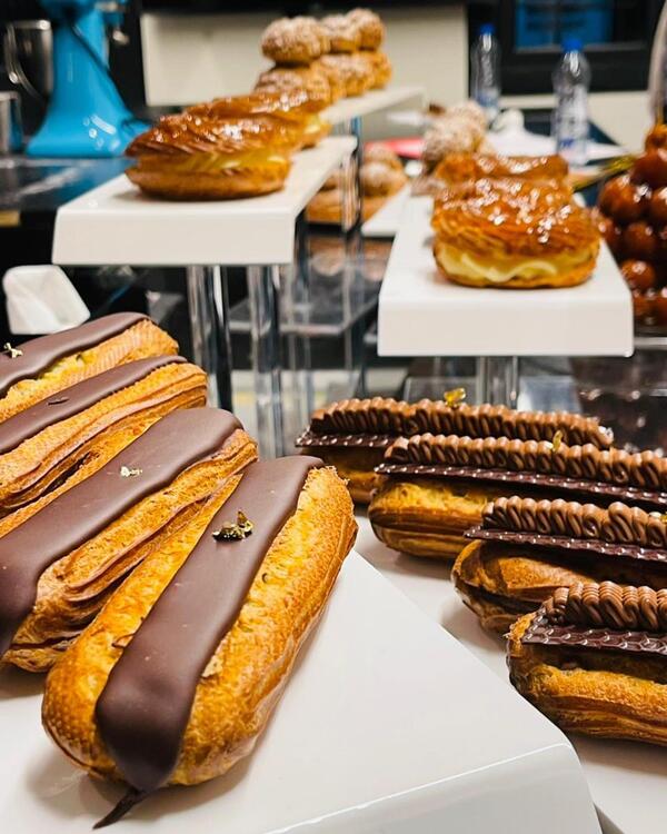 "eclairs made in the academy workshops"