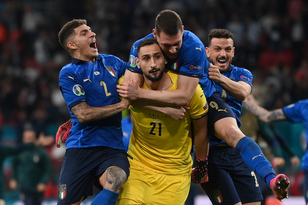 Donnarumma leads Italy to European glory (AFP)