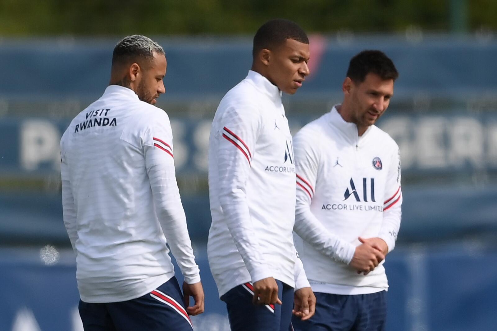 Ronaldo Neymar Mbappe Messi PSG (Photo: AFP)