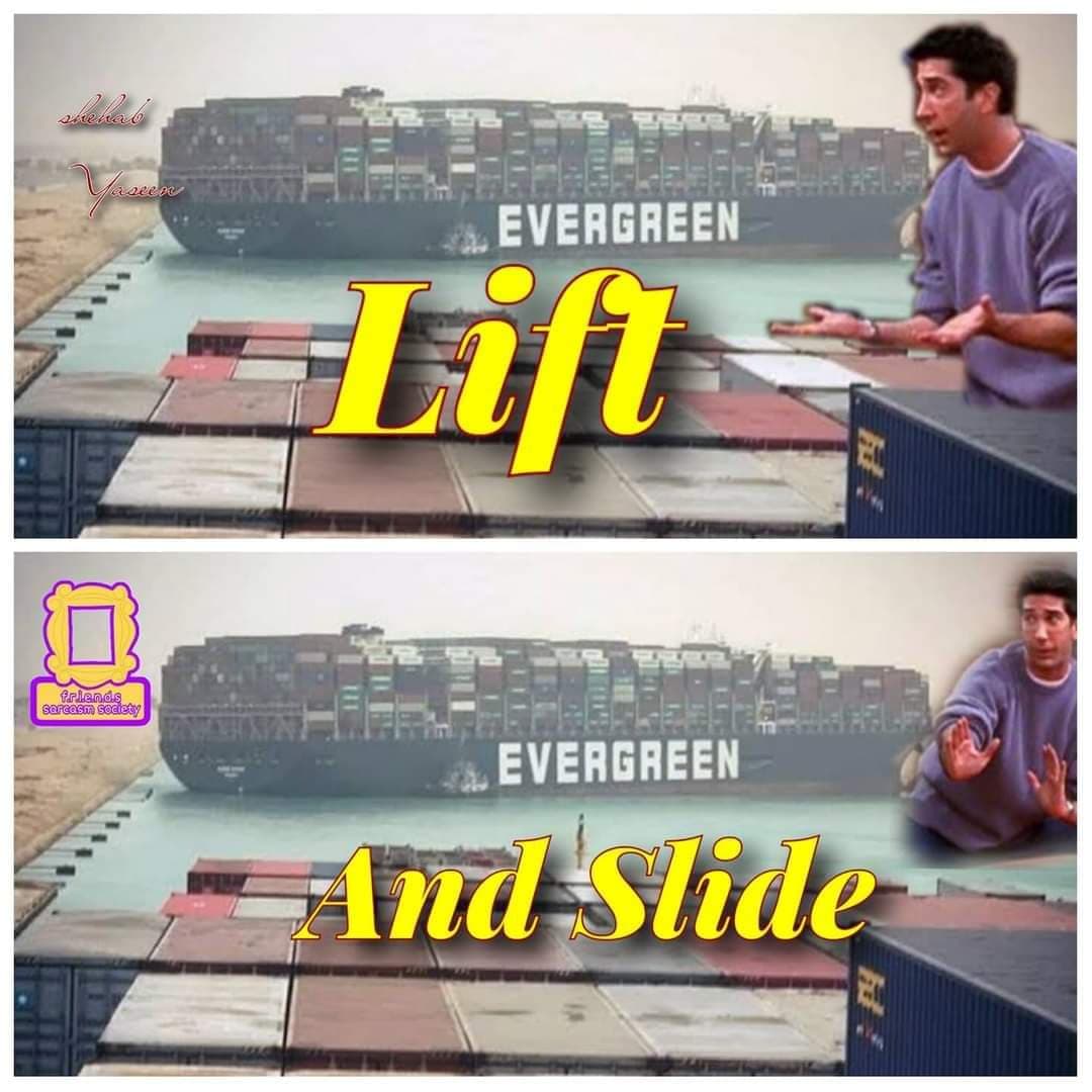 Top memes on Suez Canal ship