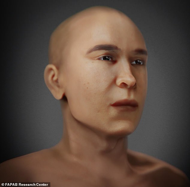 The face of King Tutankhamun's father