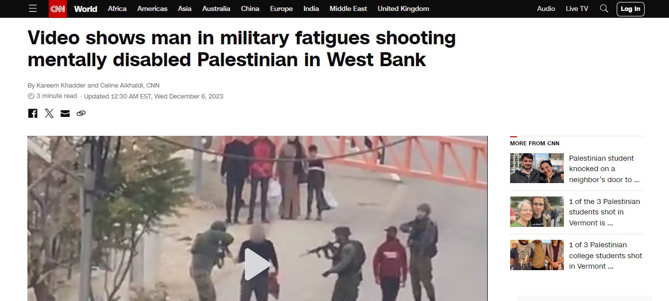 disabled Palestinian
