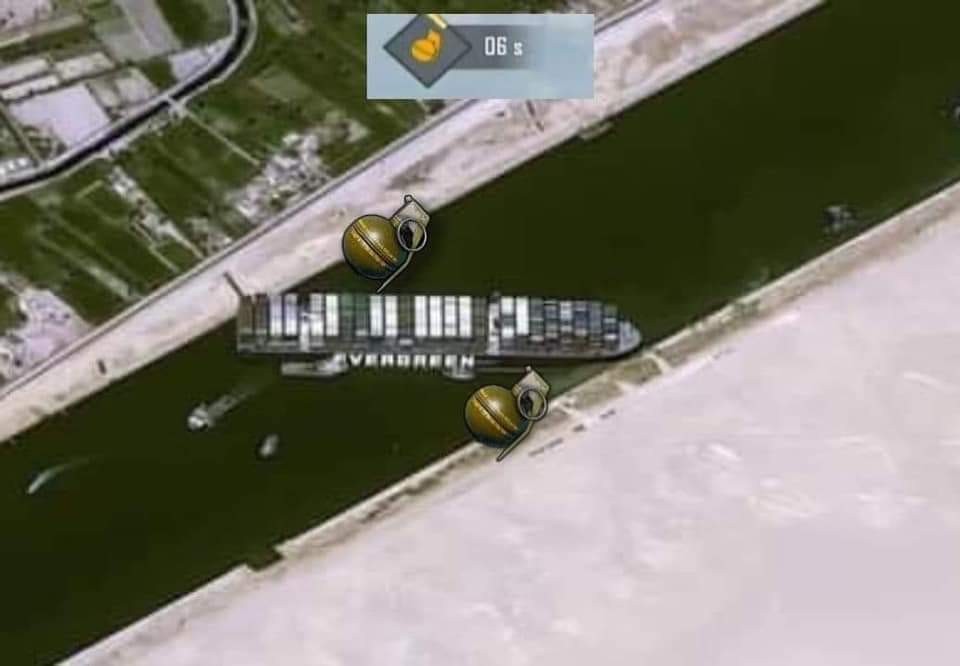 Top memes on Suez Canal ship