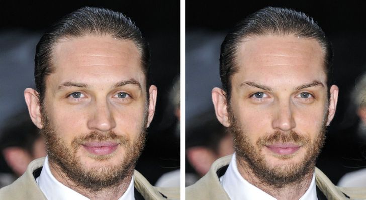 أشكال المشاهير حسب النسبة الذهبية