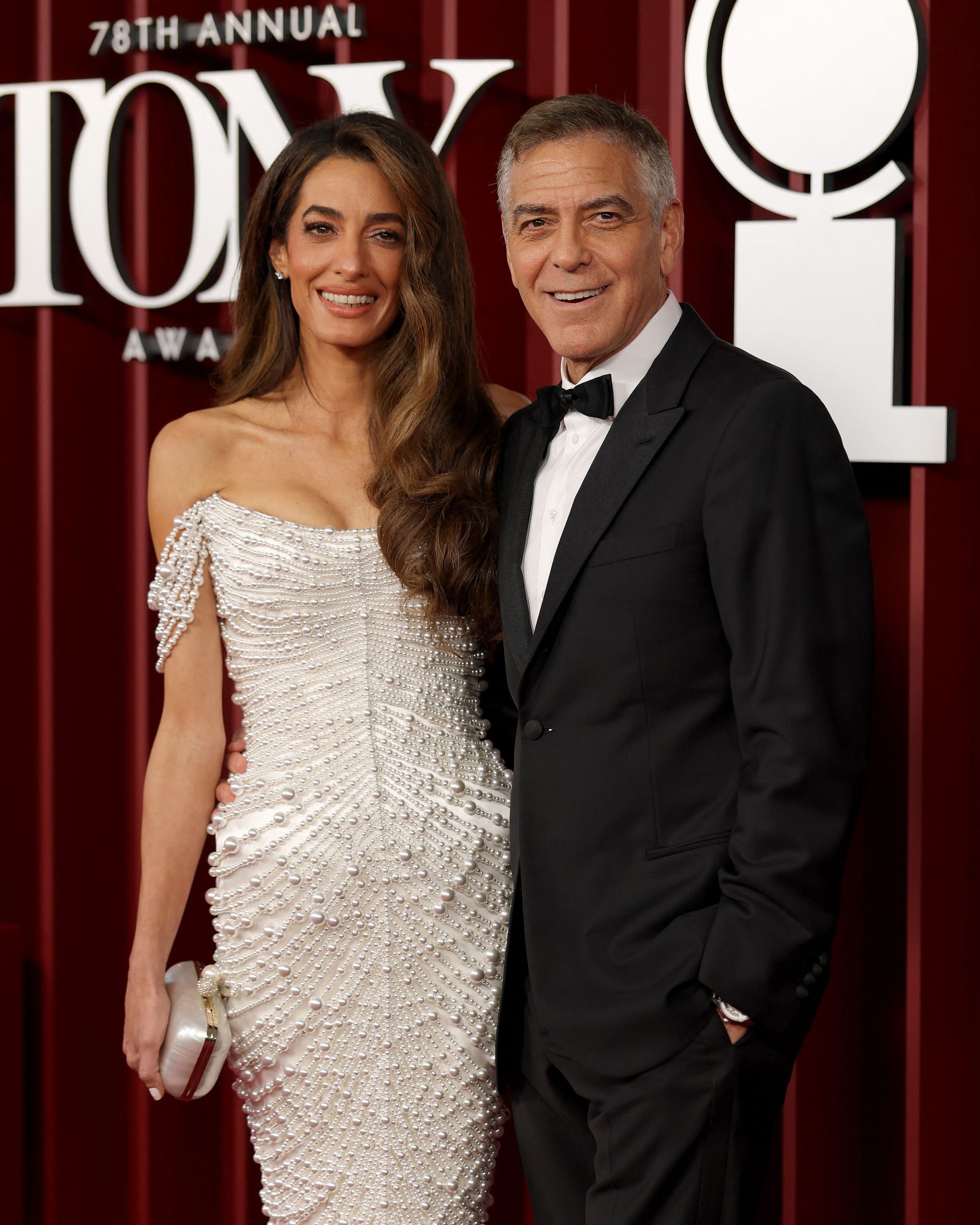 George Clooney and Amal Clooney 