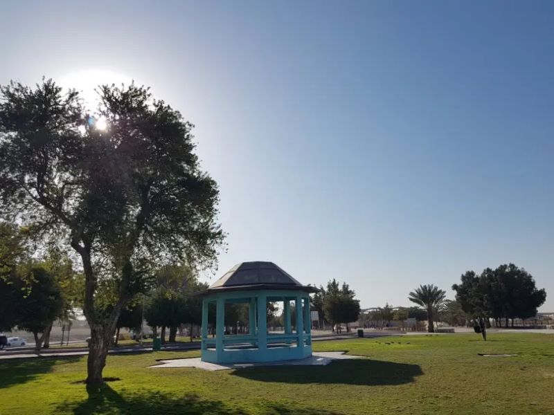 التنزه في حديقة النهضة الرياض