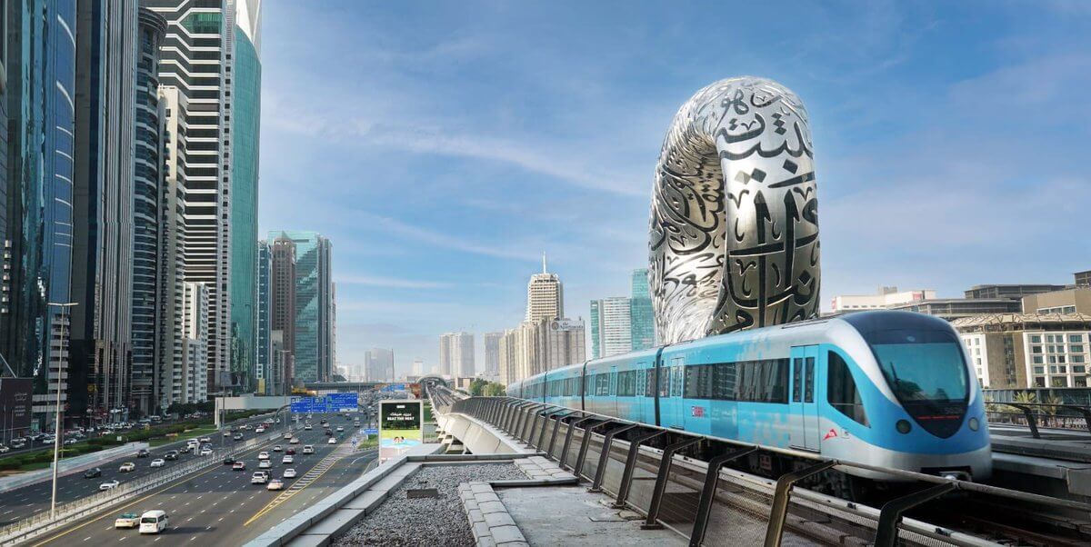 محطات مترو دبي الخط الازرق
