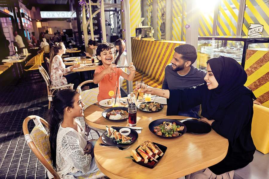 مطاعم دبي بارك اند ريزورتس