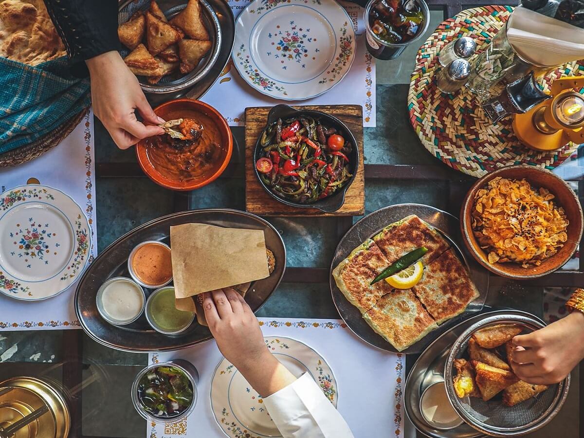 مطاعم سوق الراس دبي