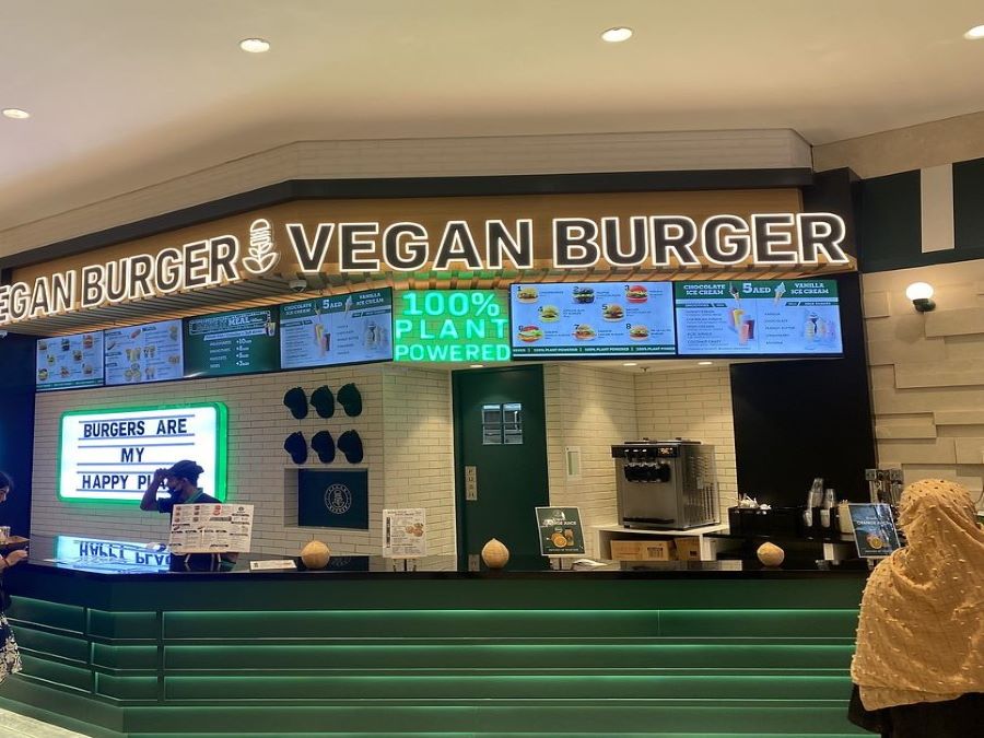 مطعم Vegan Burger - The Dubai Mall