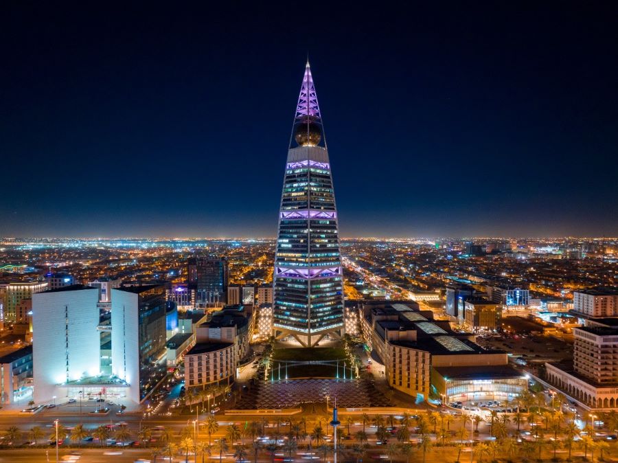 موقع برج الفيصلية الرياض