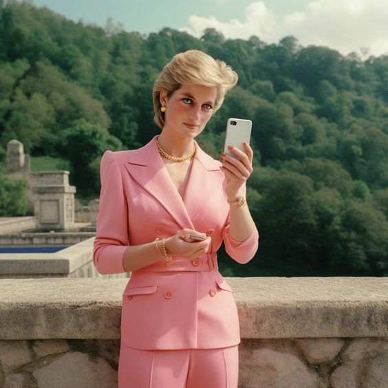what if princess diana was alive today taking a royal selfie
