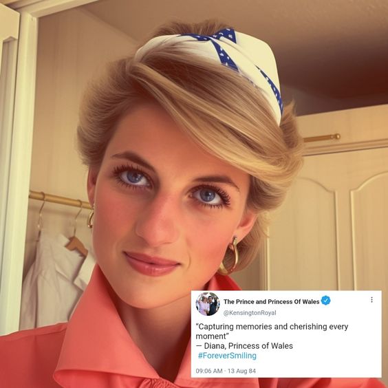 bio of princess diana on social media created by ai