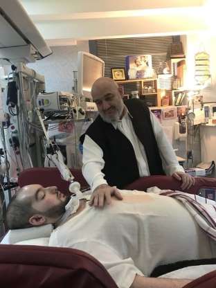 the sleeping prince with his father Prince Khalid bin Talal