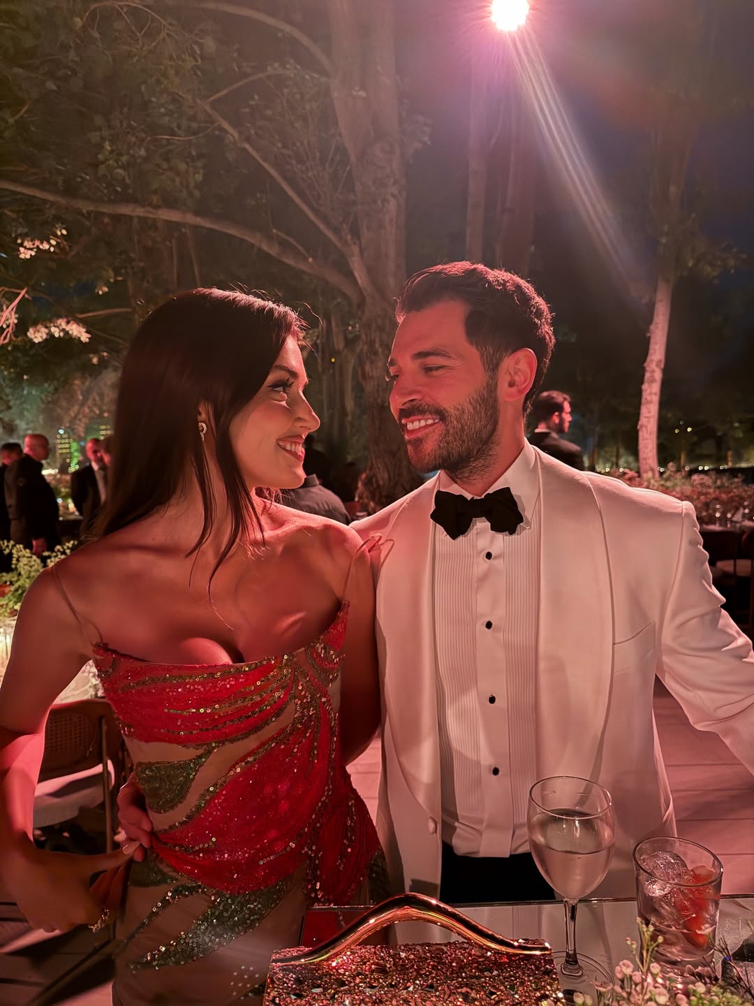 Hande Ercel and Hakan Sabanci