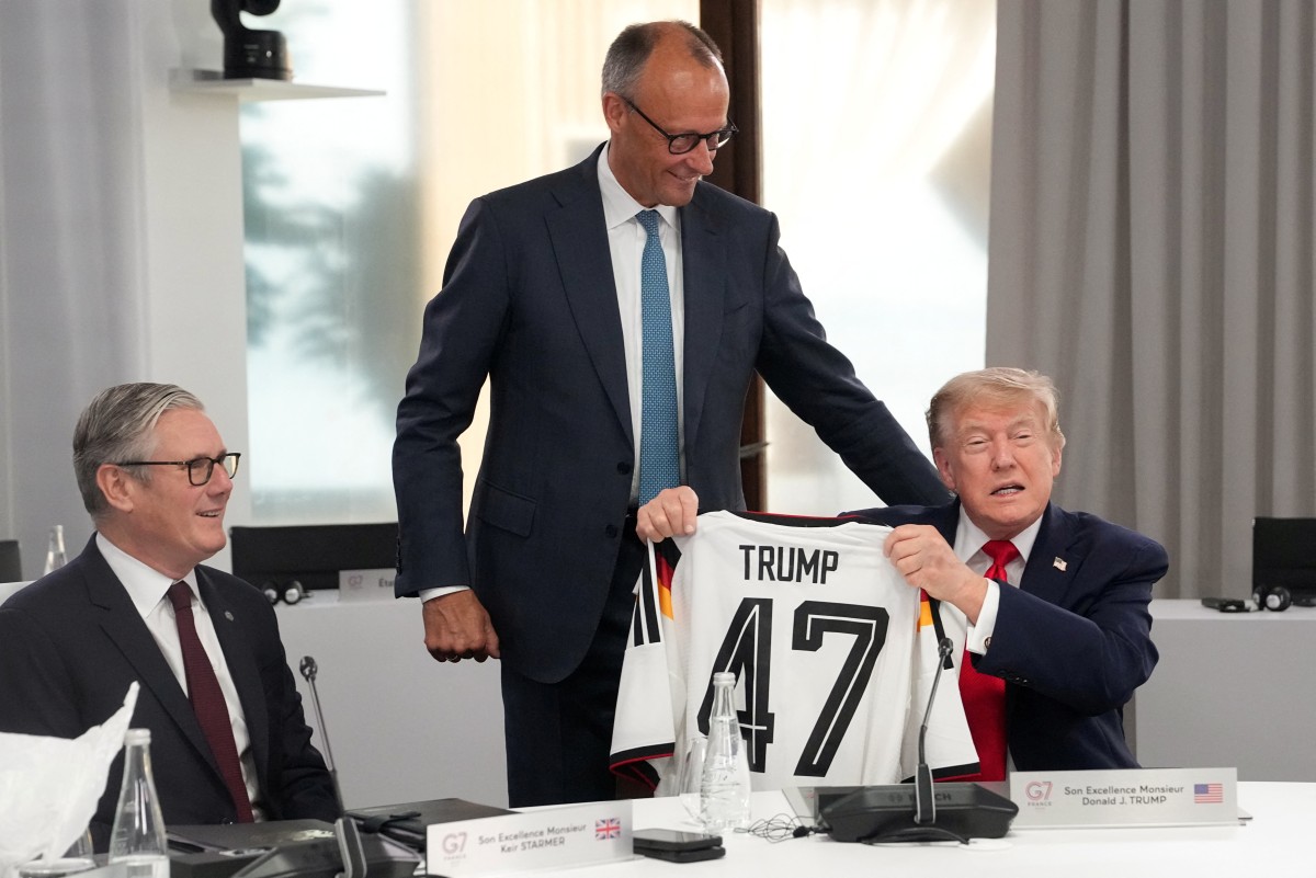 Trump with Metz and Starmer