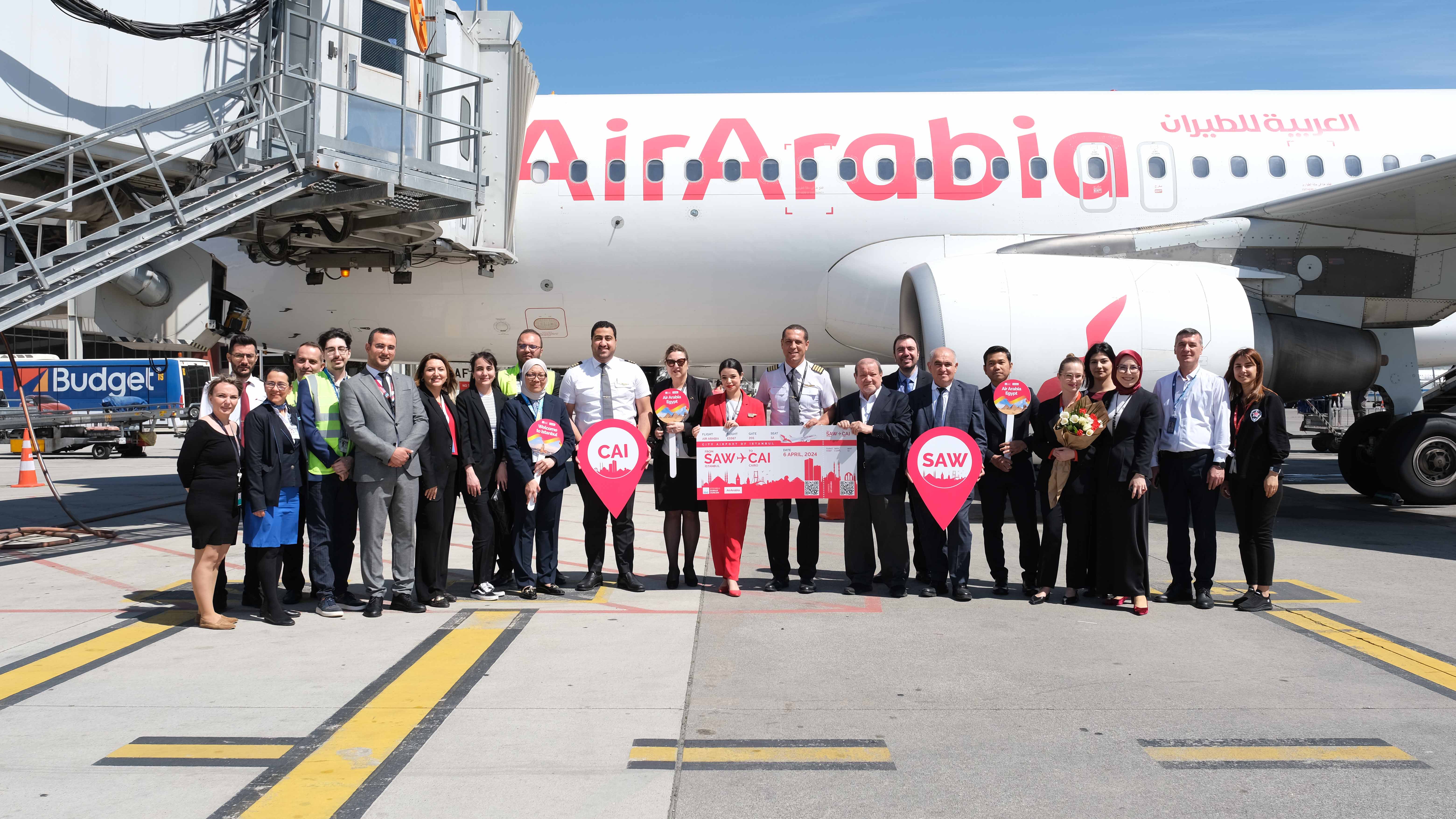 Air Arabia Egypt marks its first flight to Istanbul