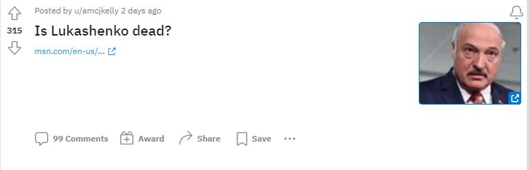 Belarusian president