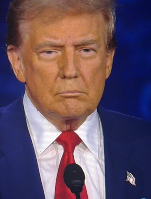 Trump during presidential debate