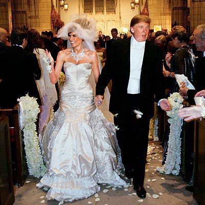 Melania Trump's wedding dress