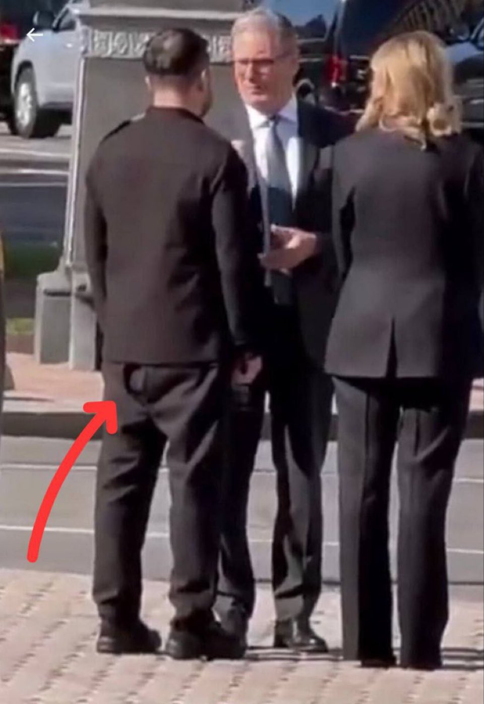 Zelensky wear his pants backwards
