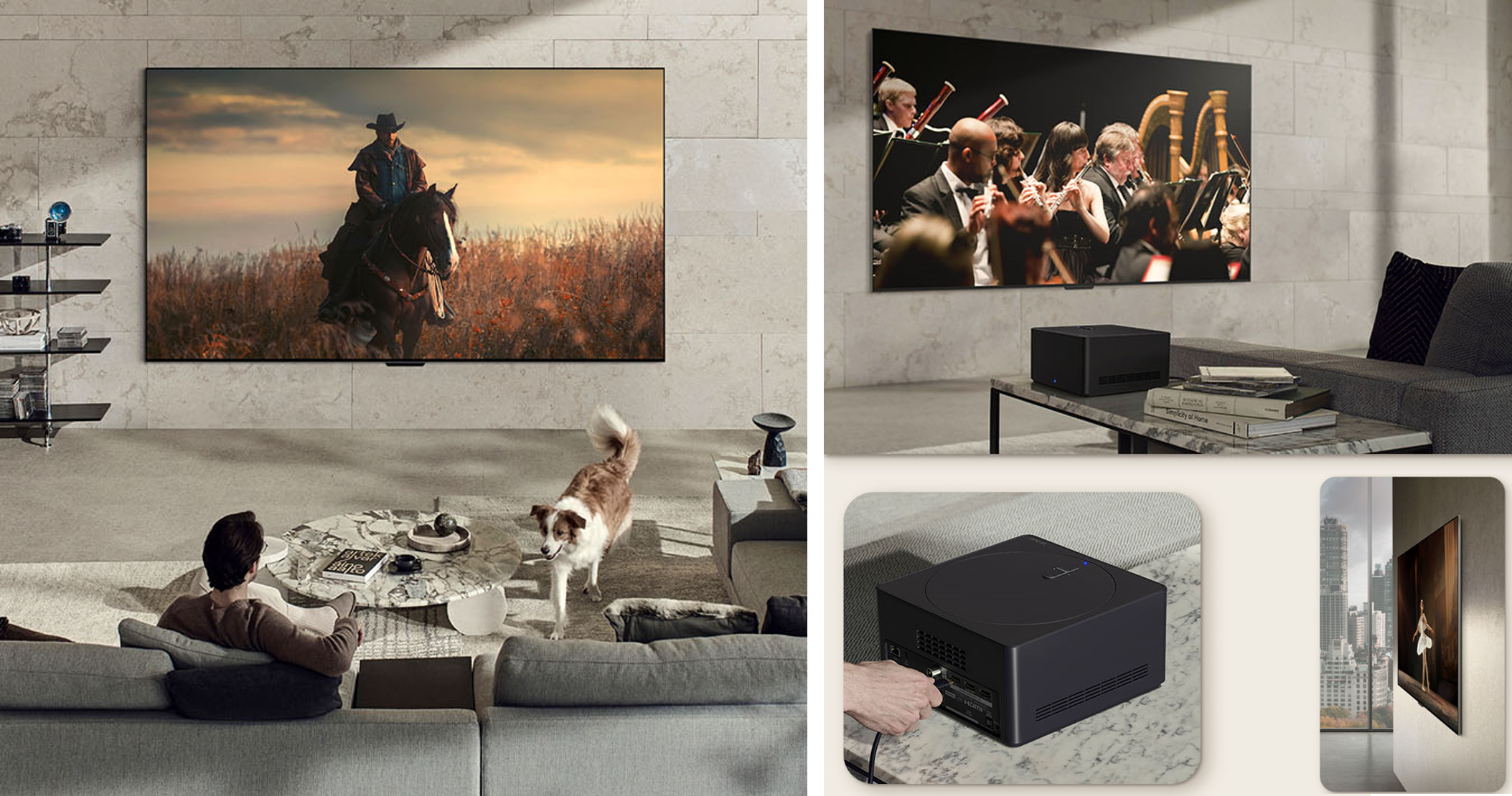 Experience the Joy of Eid with LG's Advanced Wireless TV, Perfect for Immersive Family Entertainment Screens 
