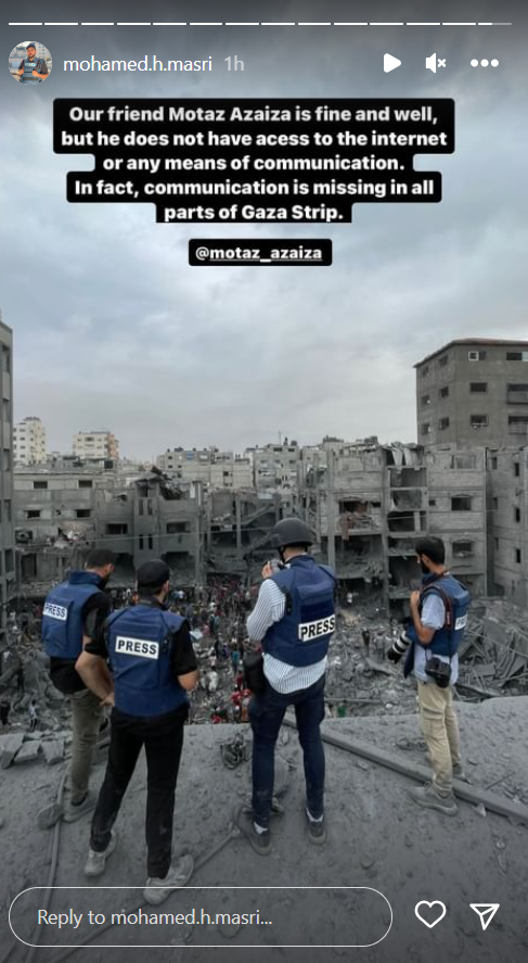 who is Palestinian photographer and journalist Motaz Azaiza