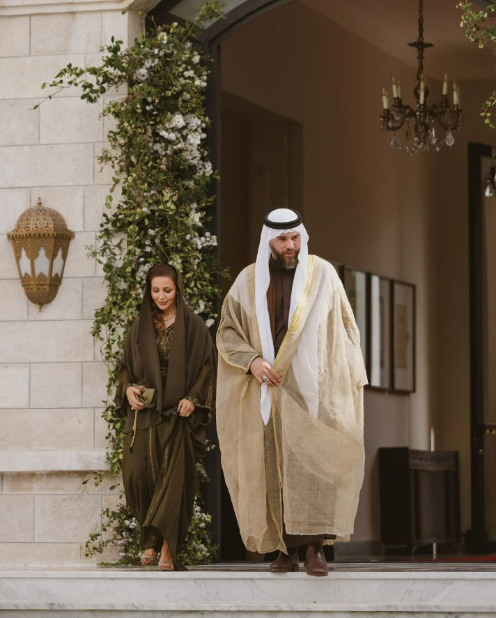 الأمير هاشم وزوجته الأميرة فهدة