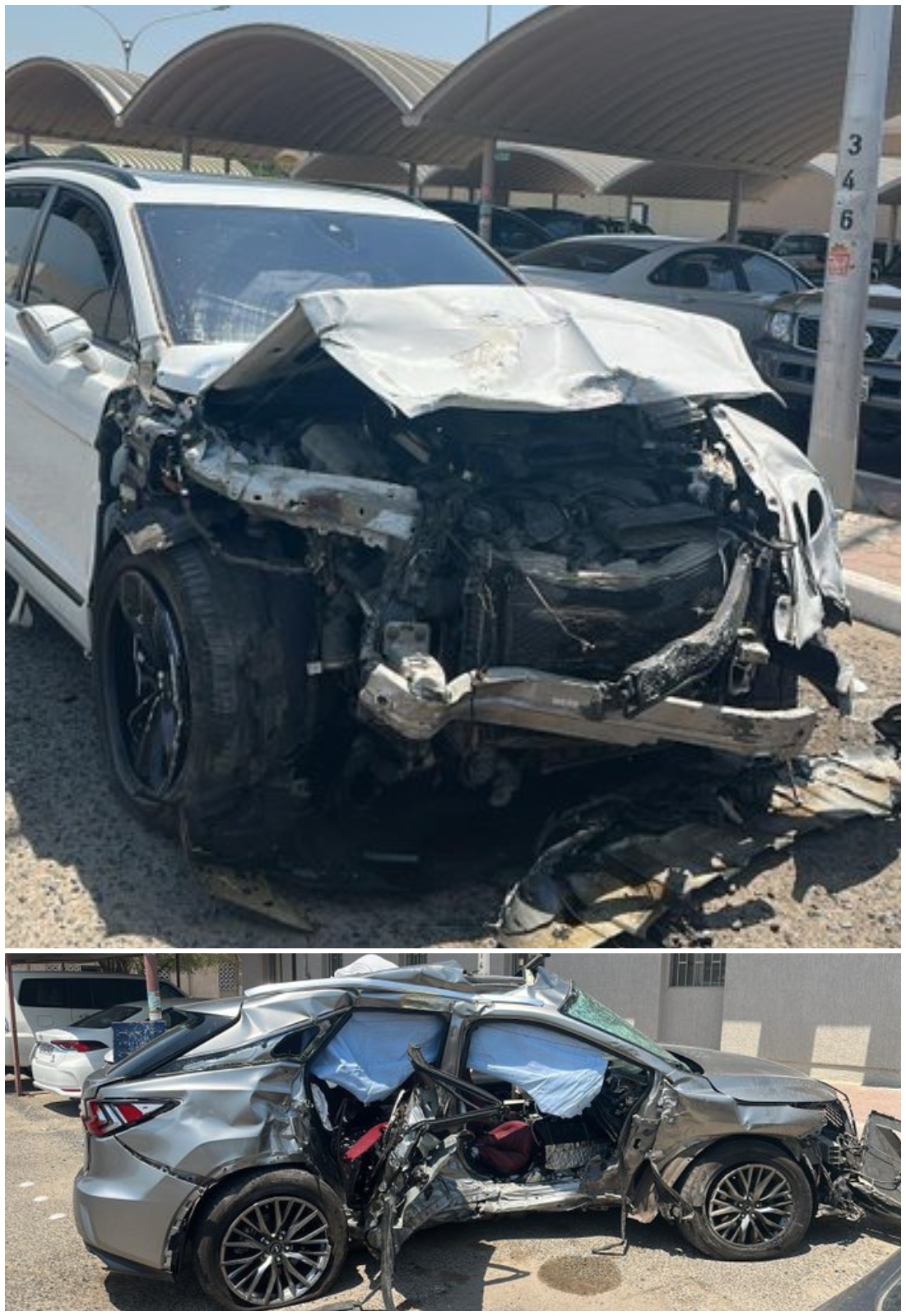 fatima al momen car accident pictures