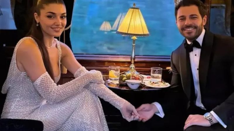 Tuba Büyüküstün and Hakan Sabancı