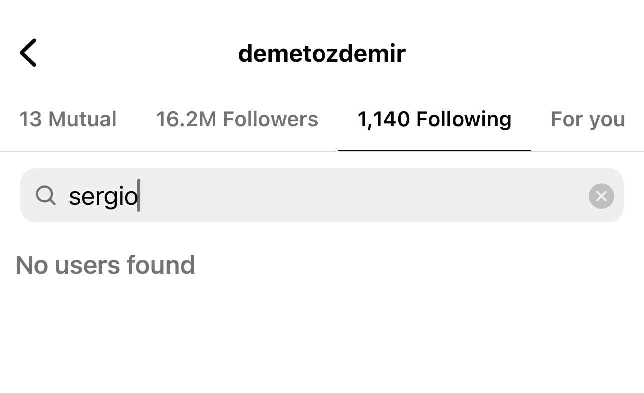 Demet Özdemir unfollows DJ Sergio on Instagram Demet Özdemir smette di seguire DJ Sergio su Instagram