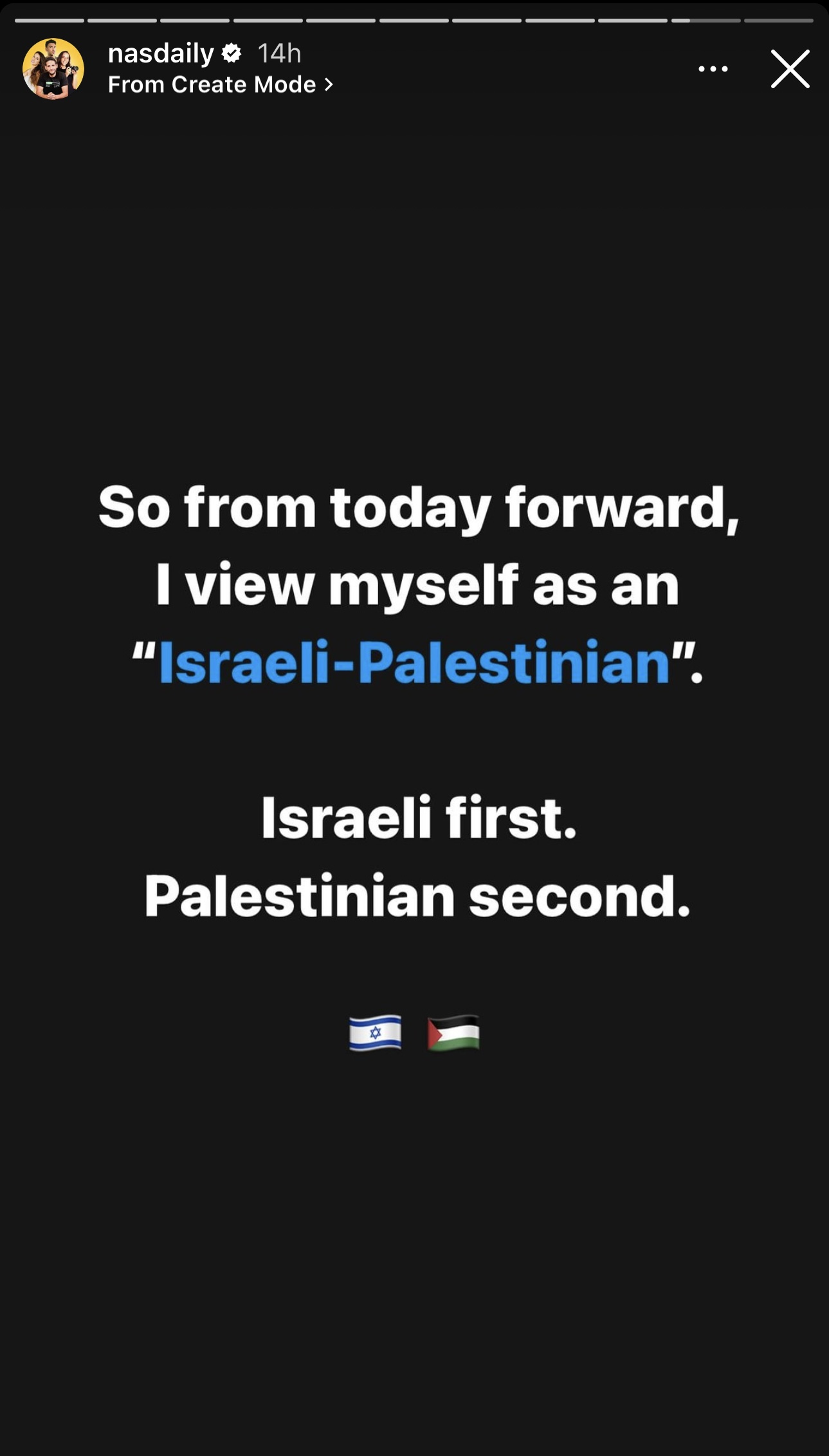 Nas daily abandons Palestinian nationality for Israeli