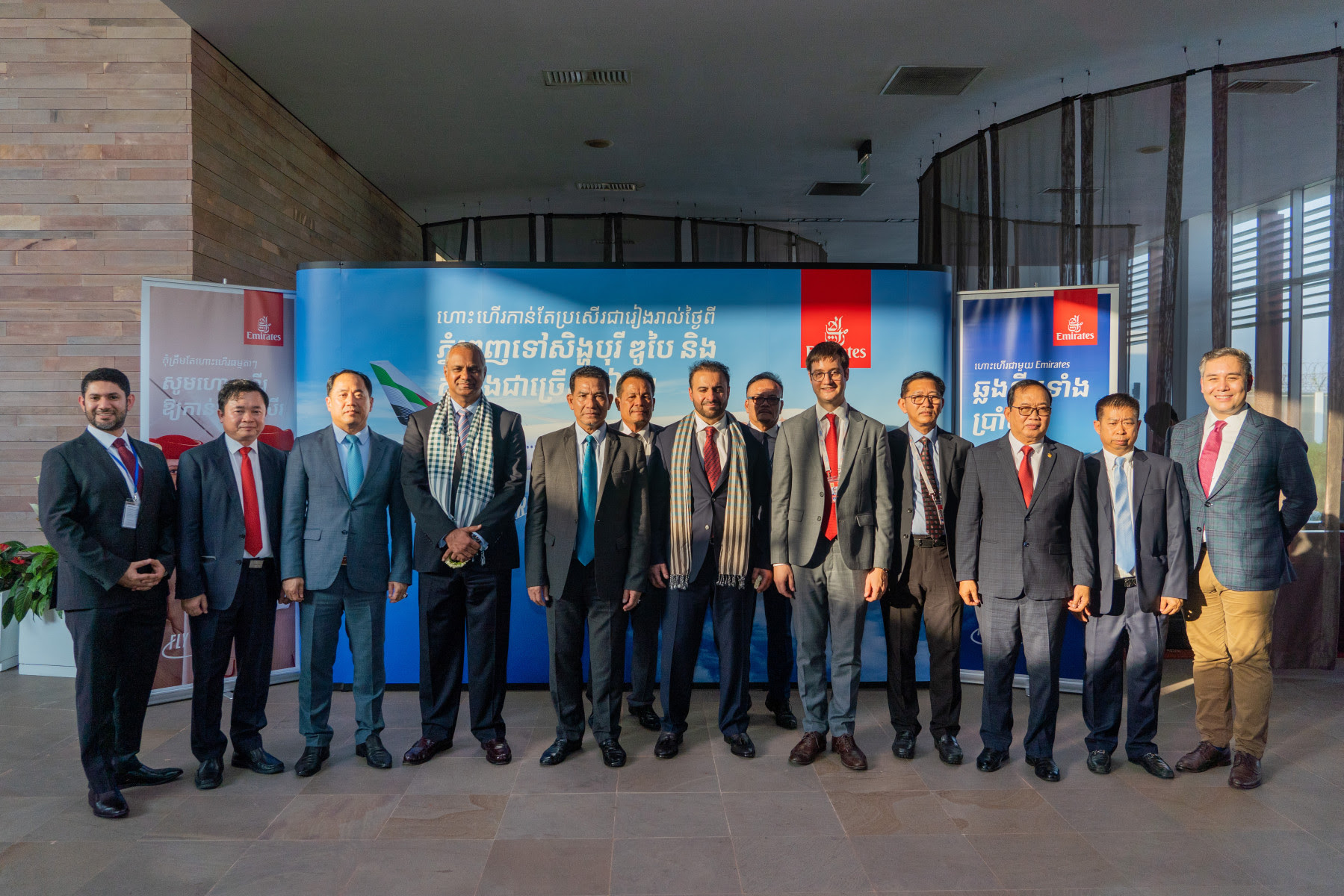 Emirates lands in Phnom Penh
