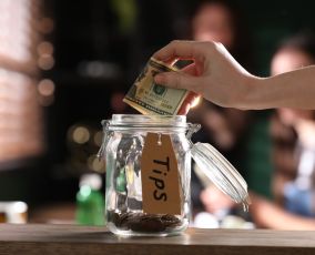Tip jar