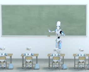 3D Rendering of Robot School