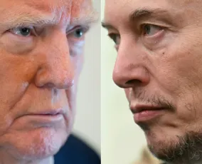 Trump and musk 