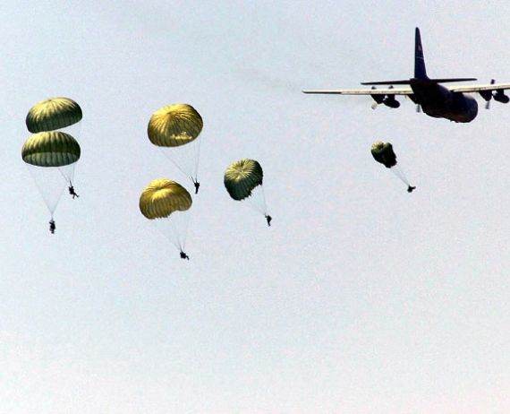 U.S. airdrop in Iraq followed by deadly border clash